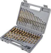 Hex Shank -Bohrbohrer -Bit für Holz, Impact -Bohrbitset, Stahl, Metall und Kunststoff mit QStorage Box, HSS 1/4 Zoll Hex Shank 5/64 Bis 1/2 Impact Bits mit Limitringen