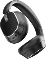 Hibridinės „Bluetooth“ ausinės su aktyviąja triukšmo slopinimo funkcija, „Bluetooth 6.0“, belaidės ausinės, dengiančios ausis, su 120 valandų grojimo trukme, „Hi-Res“ garso kokybe, giliais baisais, atminties putų ausų pagalvėlėmis, skirtos