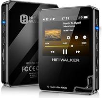 HIFI WALKER H2 Touch MP3 grotuvas "Bluetooth" su 2,4 colio jutikliniu ekranu, DSD DAC HiFi Lossless Sound, nešiojamasis garso grotuvas su elektroninės knygos ir įrašymo funkcija, 64GB atminties kortelė, išplečiama iki 512GB