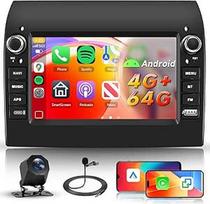 Hodozzy Carplay ekranas Fiat Ducato/Citroen Jumper/Peugeot Boxer 2008-2015 m. su USB/USB-C, 7 colių "Bluetooth" automobilinis radijas su Android Car/DSP/FM/RDS/SWC/GPS/WiFi + atbulinės eigos kamera