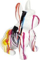 HOME DECO FACTORY Keraminė stilinga buldogo skulptūra, 30 cm, įvairių spalvų