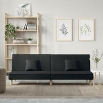 Homgoday Audinys Sofa lova Juoda struktūra pižamos Svečių kambario baldai Patvarus Viengubas tipas 1