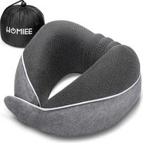 HOMIEE kaklo pagalvė Aeroplane Car Travel Pillow Neck Pillow Memory Foam Travel Neck Pillow Travel Comfy Ergonomic Neck Support Pillow Orthopaedic Pillow Adult (Grey)