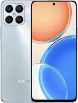 HONOR X8 "Android" išmanusis telefonas, 6,7 colių mobilusis telefonas, 6+128GB, 90 Hz, dviejų SIM kortelių su 64 MP keturguba kamera, sidabrinės spalvos