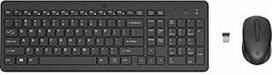 HP belaidė klaviatūra ir pelė 330 - (1600 DPI, USB-A, LED indikatoriai, spartieji klavišai, "Windows 10"; "Windows 11"), ispanų QWERTY, juoda