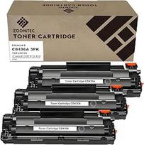 HP CB436A 36A Tonerkartusche für HP Laserjet M1520 P1505 P1505n P1506 M1120 MFP M1120n MFP M1522 MFP M1522n MFP M1522n MFP M1522nf MFP Drucker (3x Schwarz)