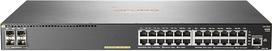 HP JL261A - Aruba 2930F 24G PoE+ 4SFP - Komutatorius - C3 - Gr - 24 x 10/100/1000 (PoE+) + 4 x Gigabit SFP (uplink) - Montuojamas ant stovo - PoE+