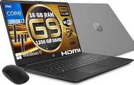 HP Notebook 250 G9 Model 2023, Nešiojamasis kompiuteris, pilkas, "Intel Core i7 1255U 12Th Gen 4.7GHz", RAM 16GB, SSD 1256GB, 15.6" Full HD ekranas, "Win 11 Pro", "Libre Office", kompiuteris paruoštas naudoti, pelė