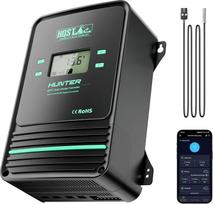 HQST 100A MPPT saulės energijos įkrovimo reguliatorius, 12 V/24 V/36 V/48 V, neigiamos žemės jungties valdymas, su išmaniuoju „Bluetooth“ programėlės valdymu, žemos temperatūros išjungimo funkcija, LCD ekranas, skirtas ličio baterijoms: hermetinėms, AGM,