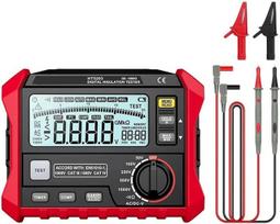 HT5203 izoliacijos varžos ohmmetras, aukštos įtampos megaohmmetras su apšviestu LCD ekranu ir duomenų saugykla, garso signalas, skirtas kintamosios ir nuolatinės įtampos bei laidumo patikrai