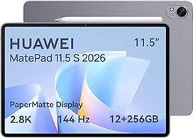 HUAWEI MatePad 11.5 S 2026 planšetinis kompiuteris su "M-Pencil-Pro", 2.8K 144Hz itin skaidrus "PaperMatte" ekranas, 12+256GB, 8800 mAh baterijos, 40W Supercharge, "WiFi 6+", "Bluetooth 5.2", žaidimų, 30 mėn. garantija