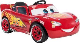 Huffy 17348WP "Disney" Žaibas McQueen Vaikiškas elektrinis pasivažinėjimo automobilis, raudonas