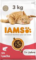 IAMS for Vitality sausas kačių maistas su lašiša - sausas maistas 1-6 metų katėms 3 kg