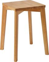IBUYKE RF-1501 Stacking Stool Solid Wood Stool Home Bench Wooden Stool Fashion Creative Stool Modernus valgomojo stalas Suaugusiųjų valgomojo taburetė Medžio spalva 29 x 44 x 33 cm