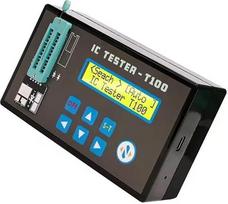 IC testeris TESTER-T100, skirtas loginiams lustams, tranzistoriams ir diodams – daugiau nei 1300 komponentų, 74HC/74LS/CD4000, automatinis atpažinimas, energijos taupymo funkcija (pagrindinis blokas)
