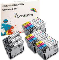 icartouche Suderinama rašalo kasetė Epson 18XL 18 XL Expression Home XP-102 XP-205 XP-212 XP-215 XP-225 XP-302 XP-305 XP-312 XP-315 XP-322 XP-325 XP-405 XP-412 XP-415 XP-425 (6BK 3) C 3M 3M 3M )