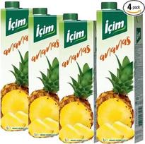 ICCIM ananasų gėrimas - vaisių gėrimas - 1 litro geriamoji pakuotė, 4 vnt.