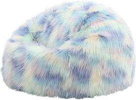Icon Kingston Classic Faux Fur Beanbag, Vienaragis, Bean Bag Adult su užpildu, Bean Bag, Pūkinė kėdė, Lounge Chair, Miegamojo, Svetainės, Svetainės baldai