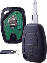 ID46 elektroninis raktų ruošinys, suderinamas su „Renault Kangoo“, „Master“, „Trafic 2“, „Vauxhall Vivaro“, „Movano“ ir „Vauxhall Blade“ modeliais; NE73 nuotolinio valdymo pultas – išbandytas