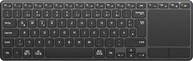 Įkraunama belaidė „Bluetooth“ klaviatūra su jutikliniu pelės kilimėliu, „Bluetooth“ ir 2,4 GHz dvigubo režimo funkcija, kompiuterinė klaviatūra, suderinama su keliais įrenginiais, su jutikliniu pelės kilimėliu, skirta išmaniesiems televizoriams, kompiuter