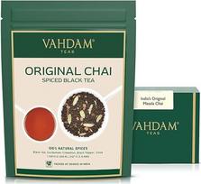Indijos autentiška „Masala Chai“ arbata iš laisvų lapelių (100 puodelių) 200 g | 100 % natūralūs ingredientai | Juodoji arbata, cinamonas, kardamonas, gvazdikėliai, pipirai – arbata iš laisvų lapelių, prieskoniais pagardinti „Chai“ arbatos lapeliai – „Cha