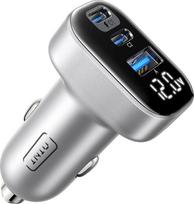 INIU USB-C tipo automobilinis įkroviklis su cigarečių degikliu, 90 W [dvigubas, po 45 W]