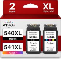 INK4U 540XL 541XL daugiapakė pakuotė, skirta pakeisti „Canon“ PG540XL CL541XL rašalo kasetes