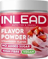 INLEAD - Aromato milteliai | Aromato milteliai varškei, "Skyr" ir baltyminiams kokteiliams | Intensyvūs aromatai individualiam dozavimui | Universalus naudojimas virtuvėje ir kasdien (braškių)