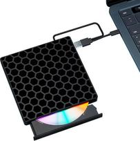 Išorinis CD-DVD įrenginys nešiojamajam kompiuteriui, USB 3.0, C tipo, plonas, nešiojamas grotuvas, CD-DVD-RW įrašymo įrenginys, skaitytuvas, įrašymo įrenginys, išorinis optinis įrenginys stacionariam kompiuteriui, PC, „Mac OS“, „Windows 11/10/8/7/XP“