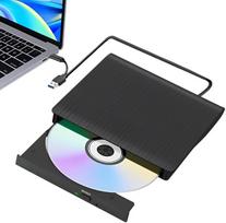 Išorinis CD/DVD įrenginys su USB 3.0 Type-C jungtimi, nešiojamas DVD įrašymo ir skaitymo įrenginys