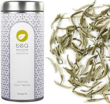 Išskirtinė baltoji arbata „Jasmine Silver Needle“ su jazminu – šviežia, nuostabi ir aromatinga jazminų arbata iš Kinijos, 50 g