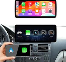 Itin plonas 12,3 colių "Android" automobilinis radijas "Mercedes Benz C GLA Class W205 2015-2018 Carplay Mulitmedia Player" jutiklinis ekranas HD1920 x 720 (Linux 5.0 sistema)