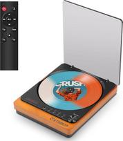 JA-310R – retro stiliaus medinis CD grotuvas su „Bluetooth 5.3“ siųstuvu, „Hi-Fi“ kokybės be nuostolių garso stalinis CD grotuvas su nuotolinio valdymo pultu, kompaktiškas vintage stiliaus grotuvas, skirtas namų garso sistemai (be įmontuoto