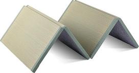 Japonijos Tatami kilimėlis, natūrali Igusa Rush žolė, sulankstomas Igusa čiužinys, japoniškas futono grindų miegojimo kilimas, meditacijos jogos zen (dydis: 100 x 200 x 3,5 cm)