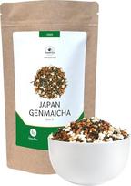 Japonijos žalioji arbata Genmaicha su skrudintais ryžiais, 50 % Sencha iš Kagošimos, žalioji arbata "Loose Premium", tradicinis mišinys, be pridėtinių skonių, 100 g, WonderTea Japonijos žalioji arbata Genmaicha