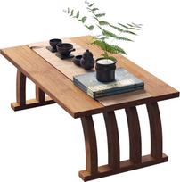 Japoniškas kavos staliukas Gyvenamasis kambarys Zen plaukiojantis valgomasis stalas Tatami Brown S 60 x 37 x 31 cm