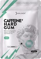 JAWLINER kofeino kramtomoji guma „Extra Hard Mint“, 40 vnt. pakuotė, 4 oz