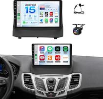JAWSEU 4 + 64GB automobilių radijas su ekranu ir „Bluetooth“ funkcija, skirtas „Ford Fiesta“ (2009–2017 m.) modeliams. 2DIN, 9 colių automobilių radijas, palaikantis DAB+, navigaciją, „Wi-Fi“, 5G, FM, „Hi-Fi“, „CarPlay“, „Android“ bei valdymą per automob