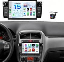 JAWSEU 4 + 64GB automobilių radijas su „Bluetooth“ ekranu, skirtas „Fiat Grande Punto“ (2005–2009 m.) ir „Linea“ (2007–2011 m.) modeliams. 2DIN, 7 colių automobilių radijas, palaikantis DAB+, navigaciją, „WLAN“, 5G, FM, „HiFi“, „CarPlay“, „Android Auto“