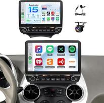 JAWSEU 4 + 64GB automobilių radijas su ekranu, skirtas „Ford Ka“ (2008–2014 m.) modeliams, 2DIN, 10 colių | Palaiko DAB+, navigaciją, WLAN, 5G, FM, Hi-Fi, „CarPlay“, „Android“, valdymą per vairo mygtukus, „Bluetooth“, „Android 15“