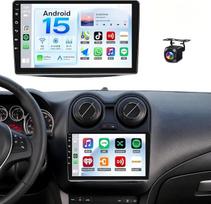 JAWSEU 4+64GB automobilių radijas su ekranu ir „Bluetooth“ funkcija, skirtas „Alfa Romeo MITO“ (2008–2019 m.) modeliams, 2DIN, 9 colių, palaiko DAB+, navigaciją, „Wi-Fi“, 5G, FM, „Hi-Fi“, „CarPlay“, „Android Auto“, valdymą per vairą, „Android 15“