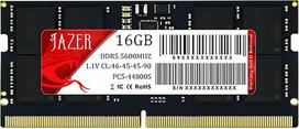 JAZER CL46 Pin262 DDR5 RAM 16GB rinkinys (1x16GB) 5600 MHz SODIMM atmintis, skirta nešiojamiesiems kompiuteriams, mini kompiuteriams ir didelio našumo kompiuteriams
