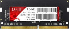 JAZER DDR4 SODIMM 16GB (1x16GB) 2666MHz RAM atminties modulis nešiojamiesiems kompiuteriams CL19, 1.2V