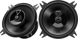 JBL Club 44F 100 mm dviejų krypčių koaksialinis automobilių garsiakalbis, 35 W RMS/105 W MAX, juodos spalvos | „Plus-One“ diafragma, kraštu varomas šilkinis kupolinis aukštų dažnių garsiakalbis, 90 dB, 3 omai – lengvai montuojamas kaip gamyklinio garsiaka