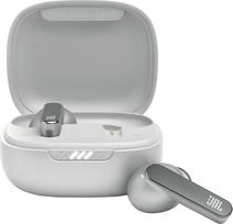 JBL Live Pro 2 TWS – vandeniui atsparios „True Wireless“ ausinės su triukšmo slopinimu – sidabrinės – iki 40 valandų muzikos grojimo
