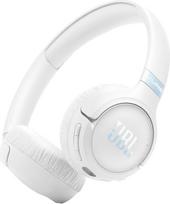 JBL Tune 680NC, belaidės ant ausų uždedamos ausinės su triukšmo slopinimu, baltos | „Bluetooth“ 6.0, „Smart Ambient“, iki 76 valandų baterijos veikimo laikas, „Google Fast Pair“, „Microsoft Swift Pair“ ir „Hi-Res Audio“