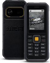 JCB Tradesman 4 „Robust 4G“ lauko sąlygoms pritaikytas mobilusis telefonas su dideliais mygtukais | Be SIM kortelės ir be sutarties | Dvi „Nano SIM“ kortelės | IP68/IP69K | MIL-STD-810G/810H | Dideliai mygtukai | 64MB RAM + 128MB ROM | USB-C | Juodos sp