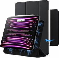JETech dėklas, skirtas TIK „iPad Pro“ 11 colių (2022/2021/2020/2018 m. modeliams) ir „iPad Air 5/4“ 10,9 colių, palaiko „Pencil“ 2-osios kartos įkrovimą, magnetinis tvirtinimas, automatinis miego/pabudimo režimas (juoda/juoda) | Skirtas „iPad Air“ 10,9 co
