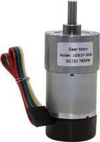 JGB37-3530 12 V, 24 cm³, 6–1600 aps/min reduktoriaus variklis su Holo efekto kodatoriumi, visiškai metalinė elektrinė dujų pavara, didelis sukimo momentas, reduktoriaus variklis (tik variklis, 24 V, 1600 aps/min)