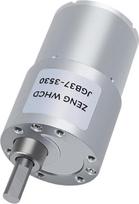 JGB37-3530 Šlifuota visiškai metalinė pavarų dėžė, 37 mm sukimo momentas, ekscentrinis velenas be laikiklio, 600 aps/min, 24 V, HZZGMANCAJ